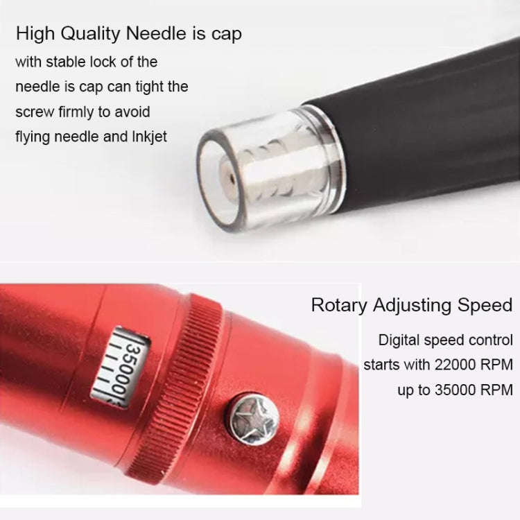 Semi-Permanent Tattoo Pen Apprentice Bleaching Lip Tattoo Eyebrow Instrument(Red)