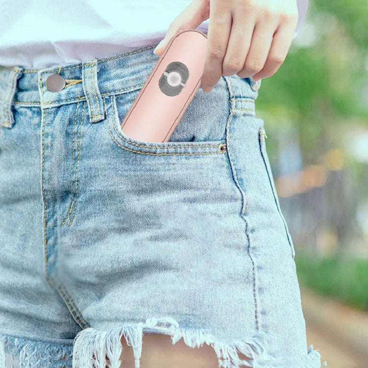 Portable Handheld Multifunction Fold Spray Fan Mini Electric Fan(Girl Pink)