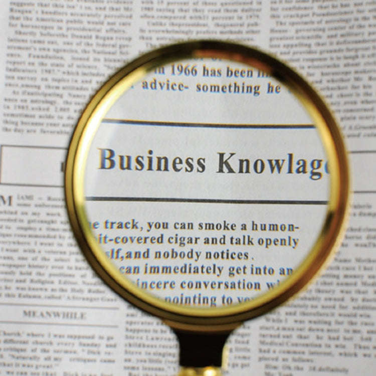 2pcs Elderly Reading Books Handheld Magnifier, Diameter:70mm(Non-removable Handle)