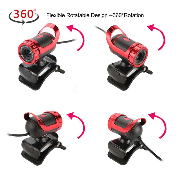 HXSJ A859 480P Computer Network Course Camera Video USB Camera Built-in Sound-absorbing Microphon...