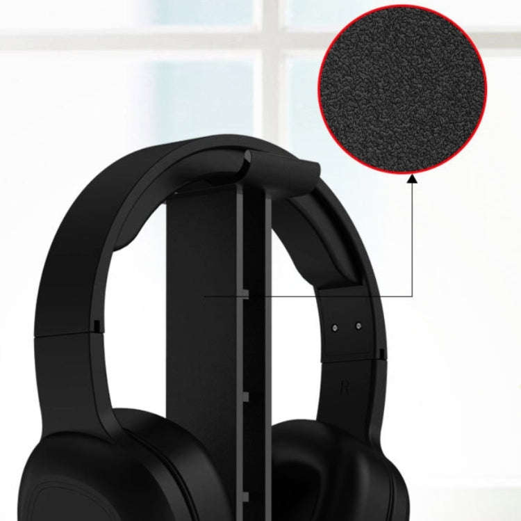 2 PCS Headphone Desktop Stand Display Shelf(White)