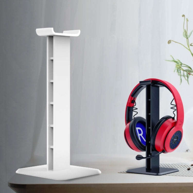 2 PCS Headphone Desktop Stand Display Shelf(White)
