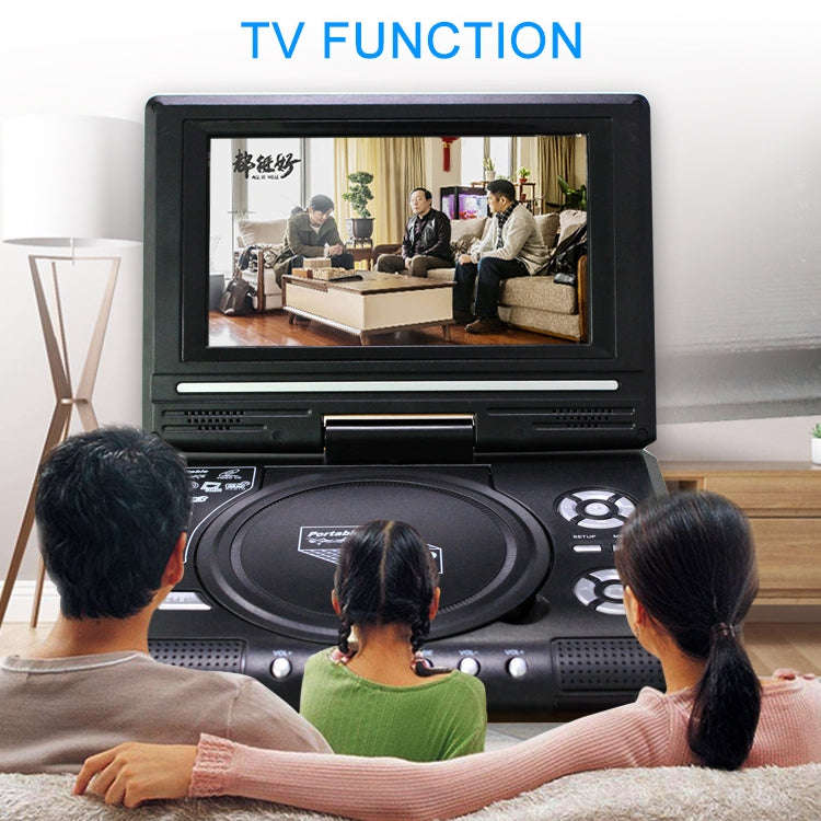 7.8 inch Portable DVD with TV Player, Support SD / MMC Card / Game Function / USB Port(UK Plug)