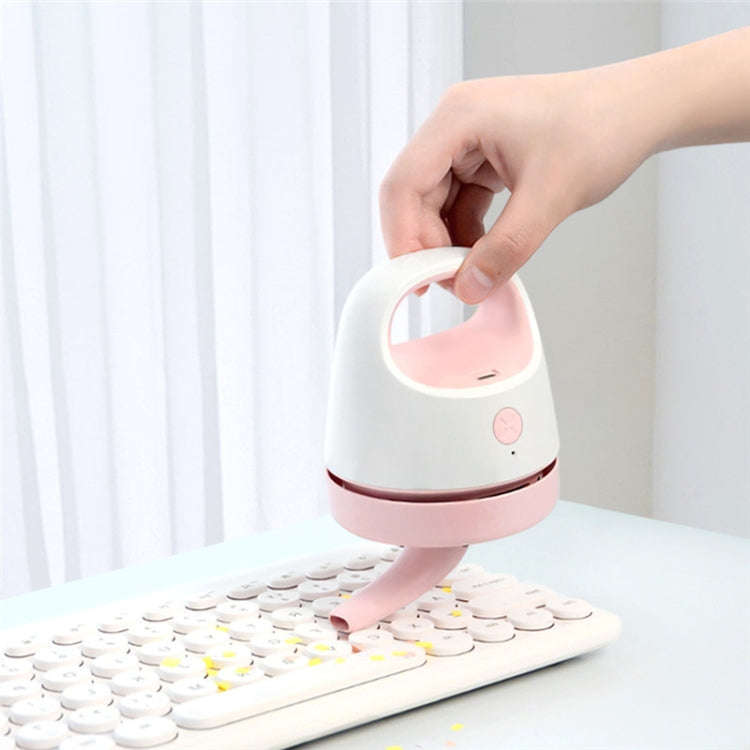 C502 Office Desktop Keyboard Cleaning Vacuum Cleaner USB Charging Mini Portable Car Vacuum Cleane...