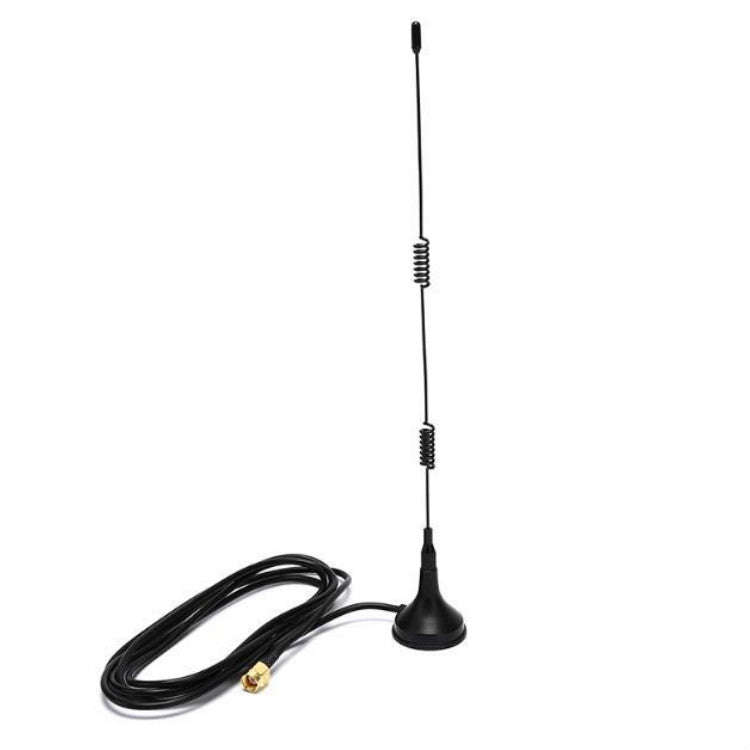4 PCS 2.4G WiFi Omnidirectional Suction Cup Router Network Card Enhanced Antenna SMA Inner Patter...