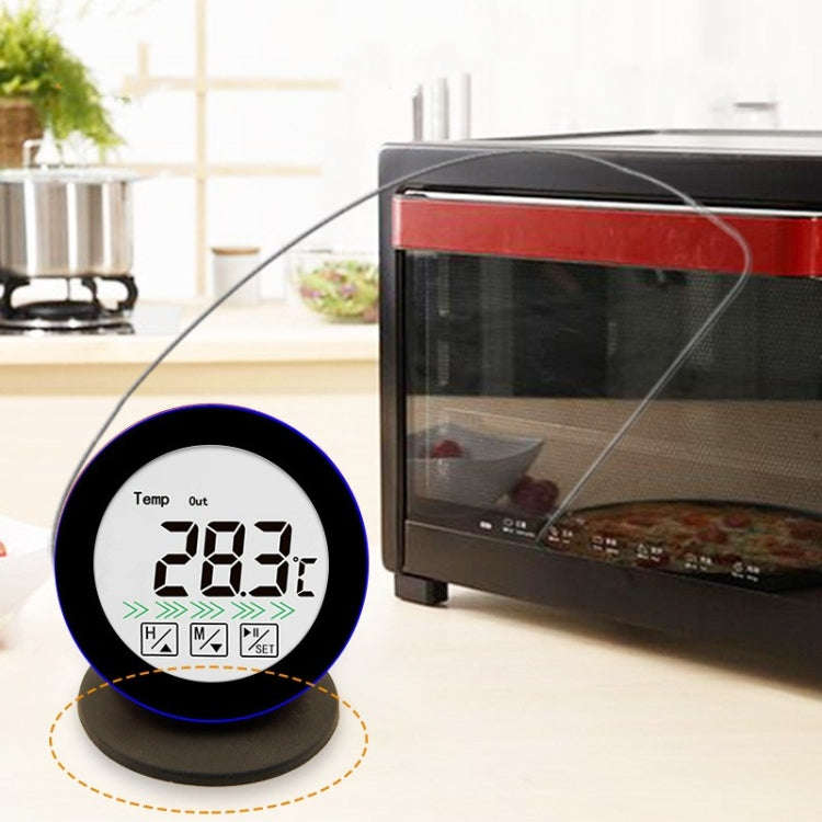 3 in 1 Room Temperature Measurement + Probe Food Measurement + Countdown Function Multifunctional...