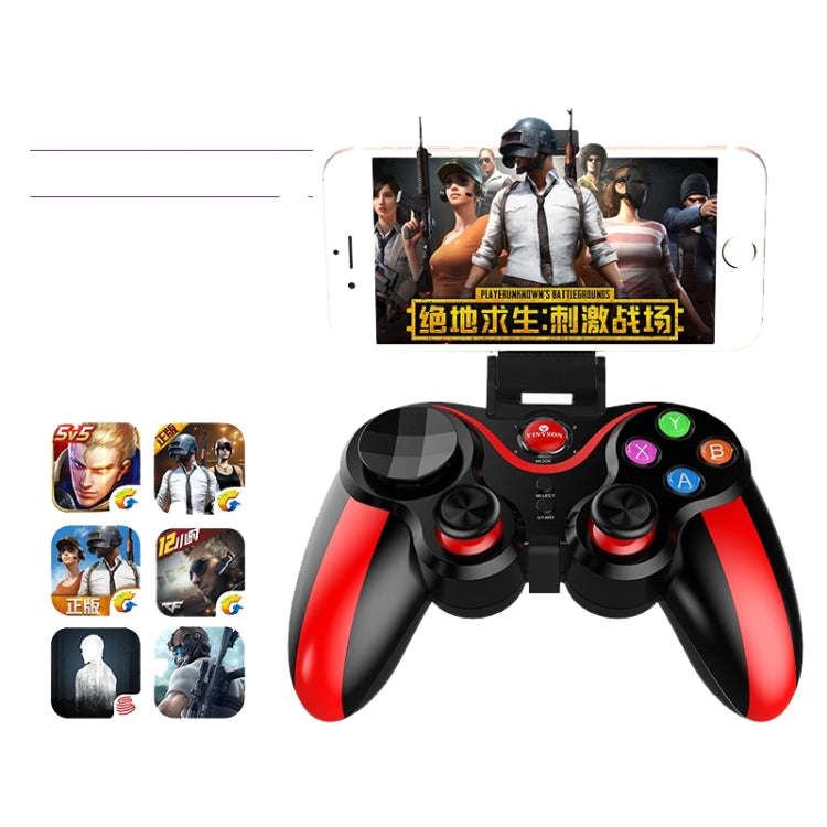 IOS Android Game Handle Bluetooth Direct Connection Handle PC TV Game Handle(013 Blue)