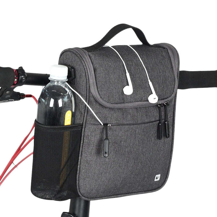 Rhinowalk Bicycle Front Bag Large Capacity Multi-function Handle Bag Folding Bike Electric Bicycl...