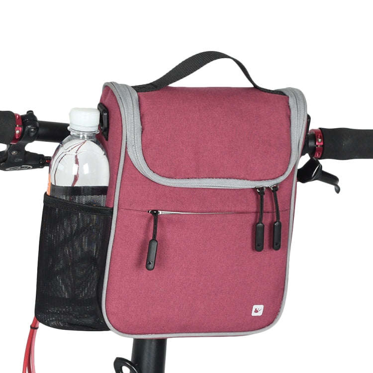 Rhinowalk Bicycle Front Bag Large Capacity Multi-function Handle Bag Folding Bike Electric Bicycl...