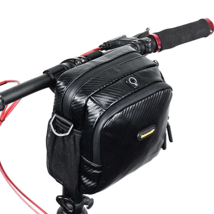 Rhinowalk Bicycle Front Bag Waterproof Handlebar Bag Folding Bike Front Bag Large Capacity Riding...
