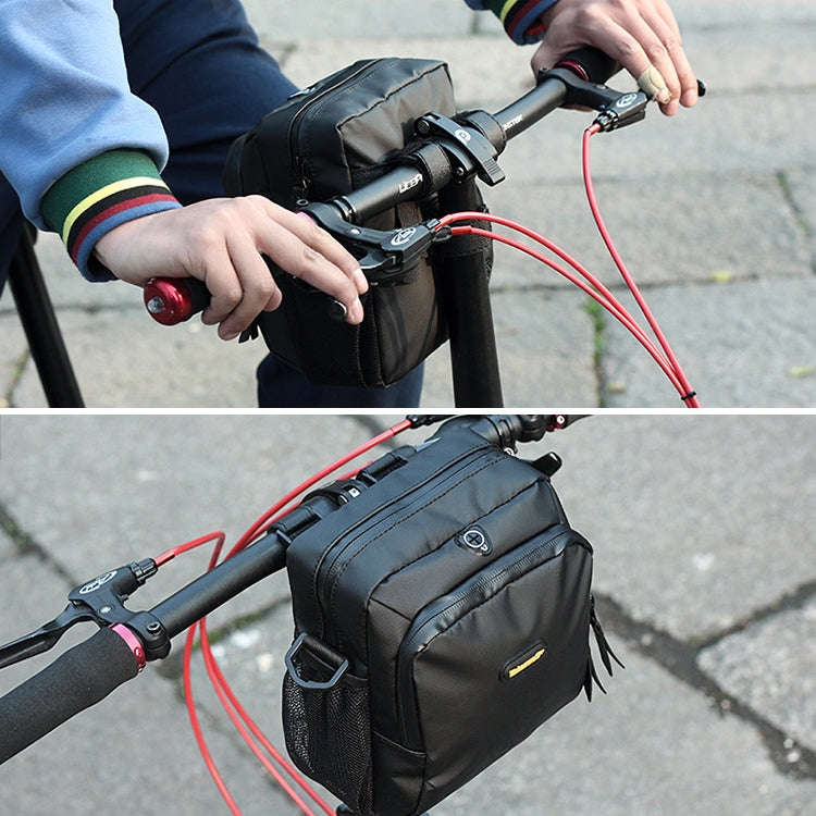 Rhinowalk Bicycle Front Bag Waterproof Handlebar Bag Folding Bike Front Bag Large Capacity Riding...