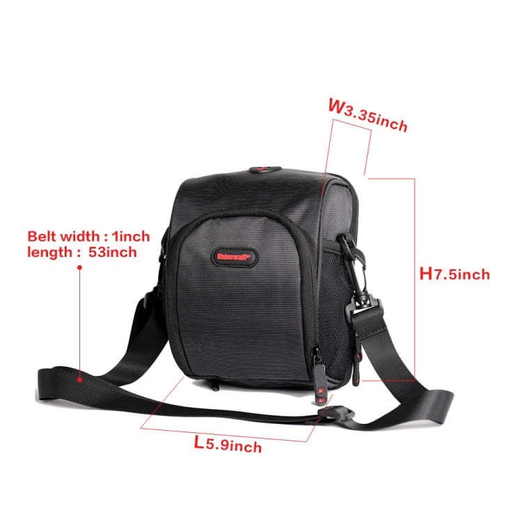 Rhinowalk TF910 Bicycle Front Handlebar Bag Multifunctional Waterproof Phone Bag Riding Bag(Black)