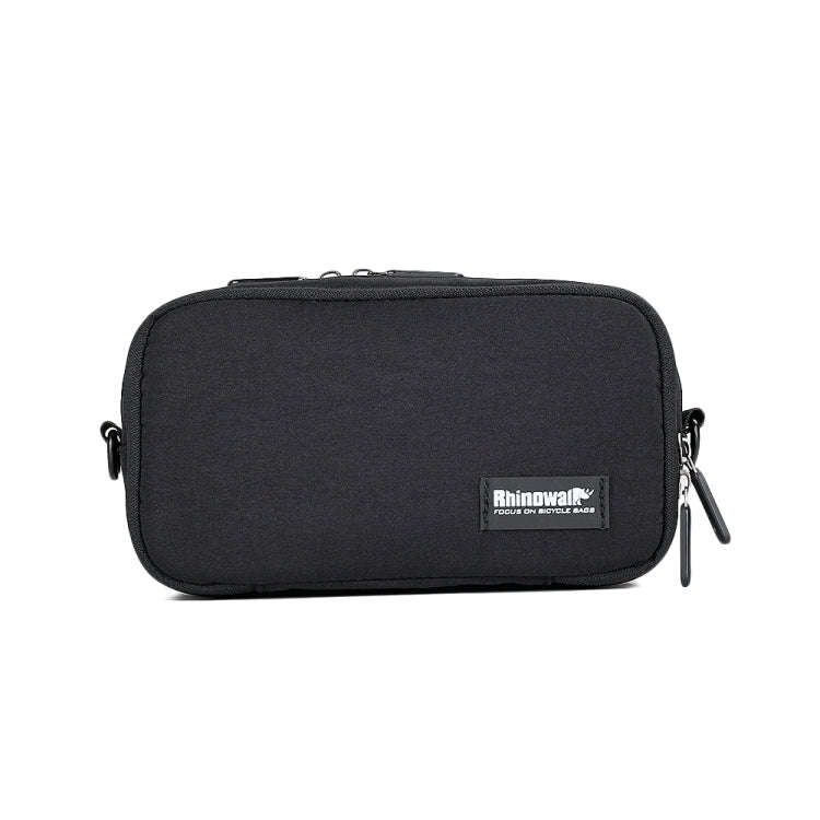 Rhinowalk X2011 Bike Front Bag Bicycle Storage Handlebar Bag Travel Commuting Hanging Bag(Black)
