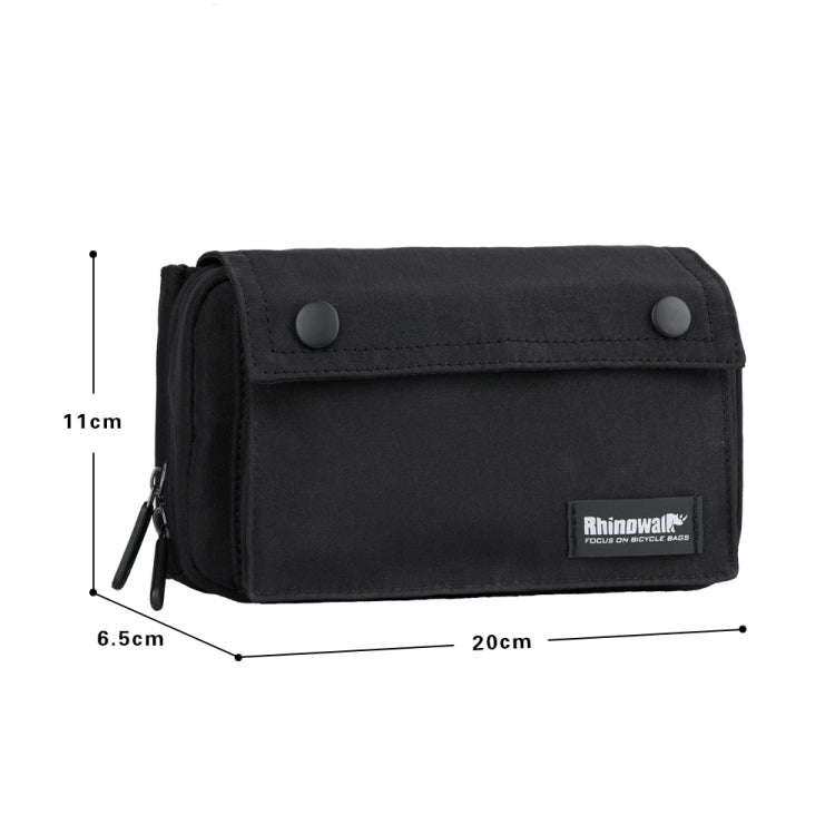 Rhinowalk X2012 Riding Multifunctional Vehicle Front Bag Bike Handlebar Bag Hand Storage Bag(Black)