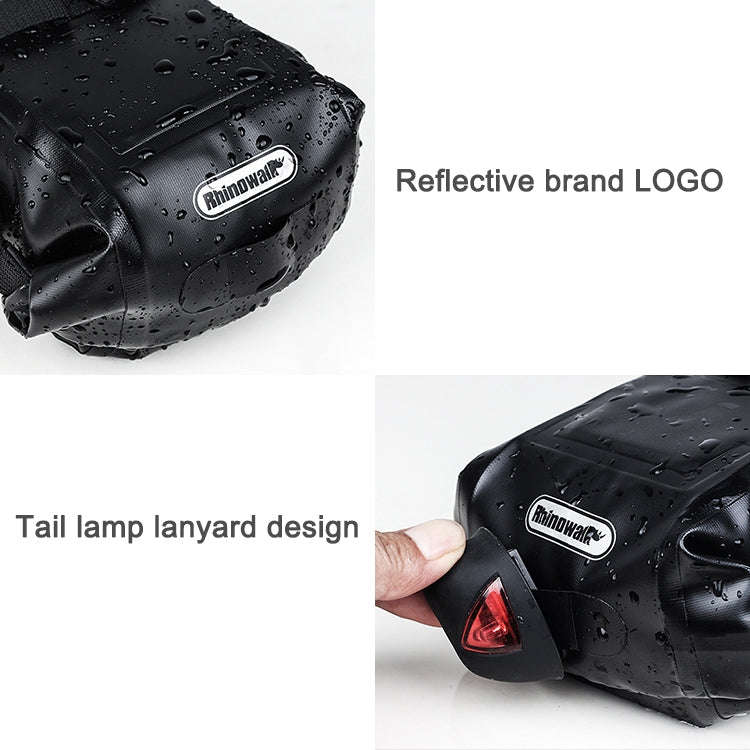 Rhinowalk TF550 Bicycle Tail Bag Waterproof Bicycle Saddle Bag Mountain Bike Back Seat Bag Riding...