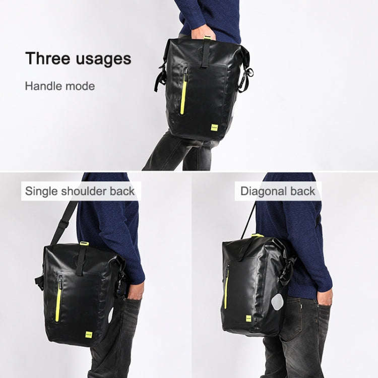 Rhinowalk Bicycle Backpack Full Waterproof Shelf Bag 25L Unilateral Frame Bag Long-distance Trave...