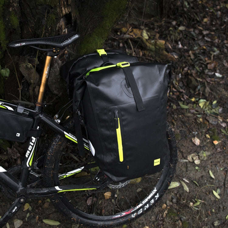 Rhinowalk Bicycle Backpack Full Waterproof Shelf Bag 25L Unilateral Frame Bag Long-distance Trave...