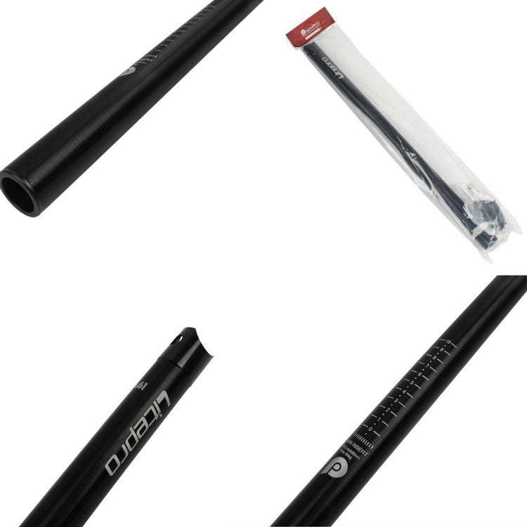 Litepro 412 Folding Bicycle Seatpost 33.9mm LP Plum Blossom Seat Tube, Colour: Titanium
