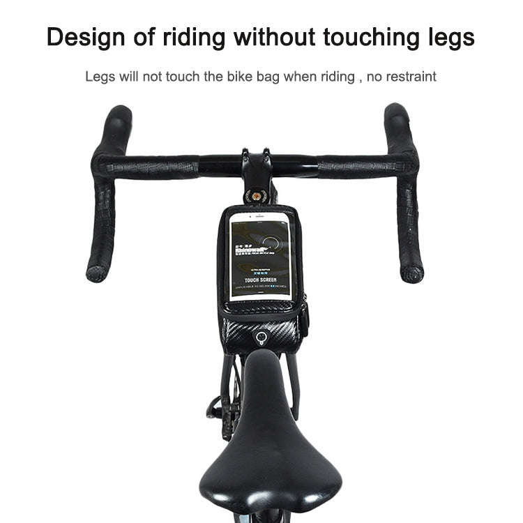 Rhinowalk Bicycle Front Tube Bag Waterproof Mobile Phone Touch Screen Multi-function Bicycle Hand...