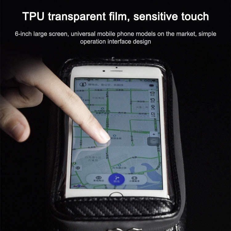 Rhinowalk Bicycle Front Tube Bag Waterproof Mobile Phone Touch Screen Multi-function Bicycle Hand...