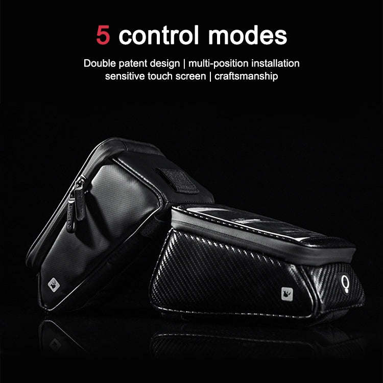 Rhinowalk Bicycle Front Tube Bag Waterproof Mobile Phone Touch Screen Multi-function Bicycle Hand...