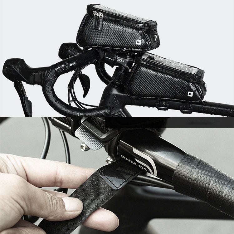 Rhinowalk Bicycle Front Tube Bag Waterproof Mobile Phone Touch Screen Multi-function Bicycle Hand...