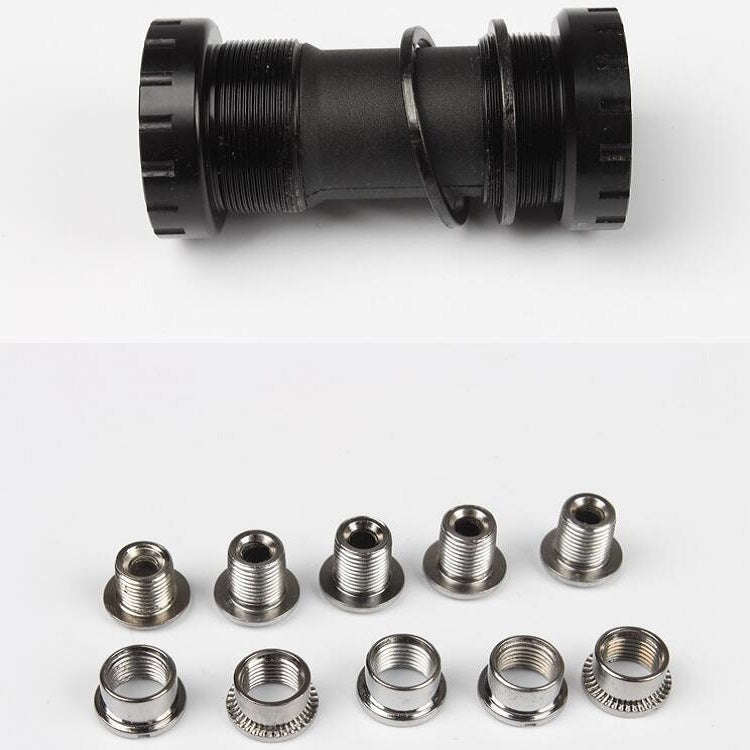 Litepro Folding Bicycle LP Hollow One-piece Crank Tooth Disc Bottom Axle Modified SP8, Style:Left...