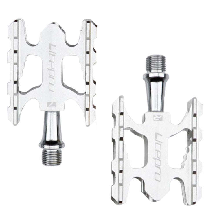 Litepro Ultralight Folding Bike Pedal K3 Bicycle Pedal, Color:Silver