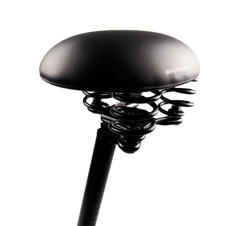 BIKERSAY Bicycle Spring Cushion Shock Absorber Mountain Bike Saddle Anti-compression Non-nasal Cu...