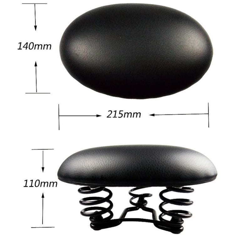 BIKERSAY Bicycle Spring Cushion Shock Absorber Mountain Bike Saddle Anti-compression Non-nasal Cu...