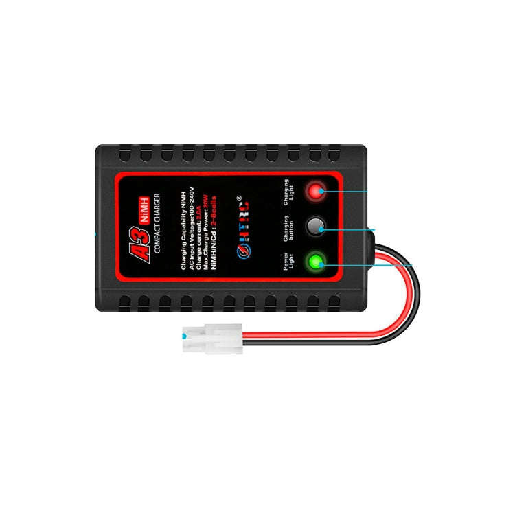 HTRC A3 20W Ni-MH Ni-Cr Charger Toy Model Airplane Charger, US Plug