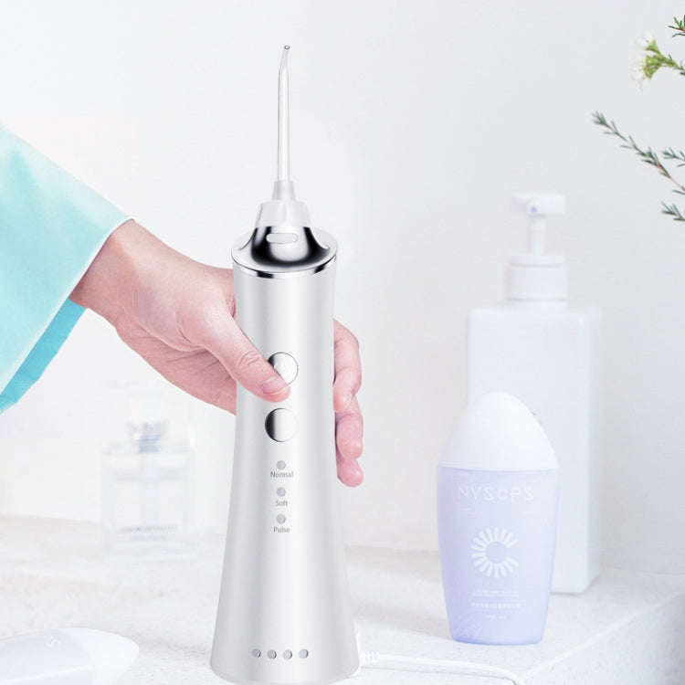 Electric Tooth Punch Dental Scaler Water Floss Household Portable Oral Cleaning Machine(Pink)
