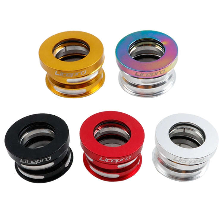 Litepro Folding Bike Headset 44mm Built-in Bearing Headset For Dahon BYA412 P18 P8 Headset, Color...