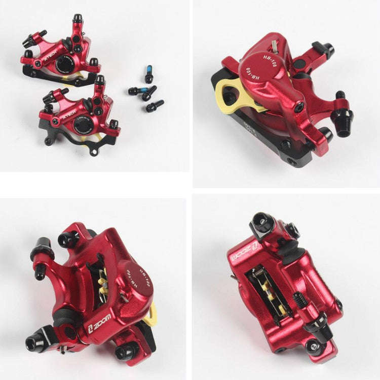 ZOOM HB100 Mountain Bike Hydraulic Brake Caliper Folding Bike Cable Pull Hydraulic Disc Brake Cal...