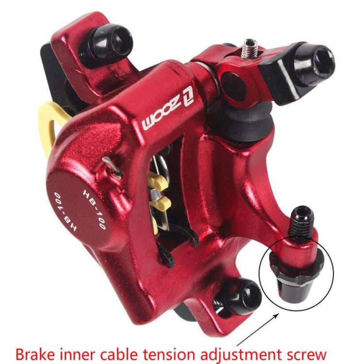 ZOOM HB100 Mountain Bike Hydraulic Brake Caliper Folding Bike Cable Pull Hydraulic Disc Brake Cal...