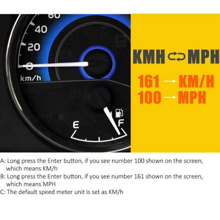 Kingneed C60 3inch Car HUD Head-up Display Car Speed Meter Universal Projection GPS Satellite Spe...
