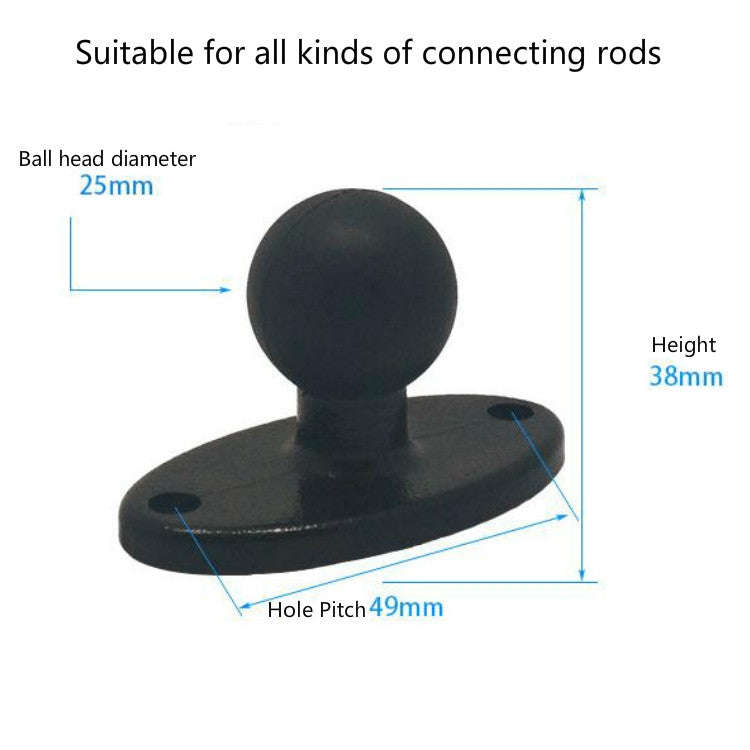Bracket Fixed Ball Head Motorcycle Fixed Accessories 1inch Fixed Head Mobile Phone Bracket Adapter