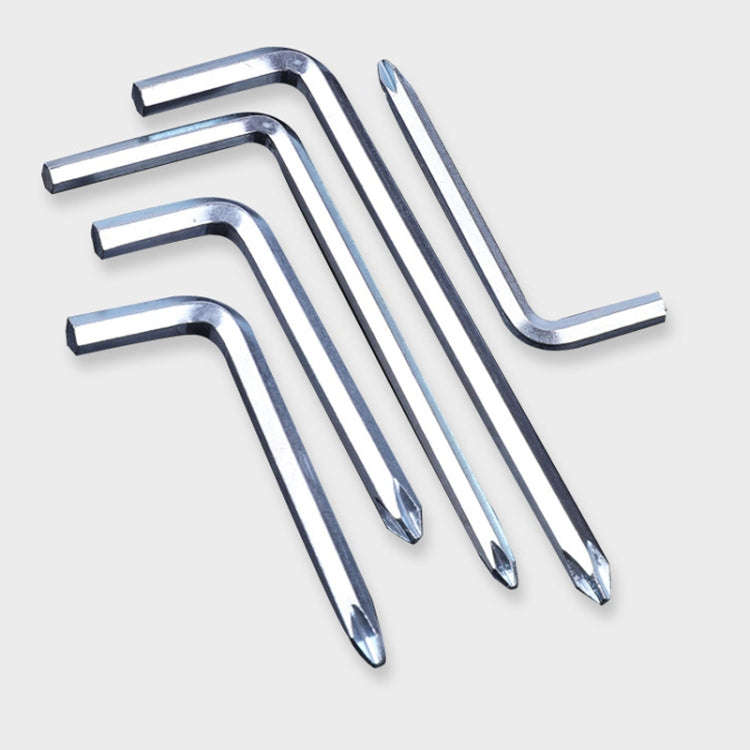 10pcs Screwdriver Hexagonal Wrench Scooter Repair Tools Cross Bit, Specification:6mm, Material:45...