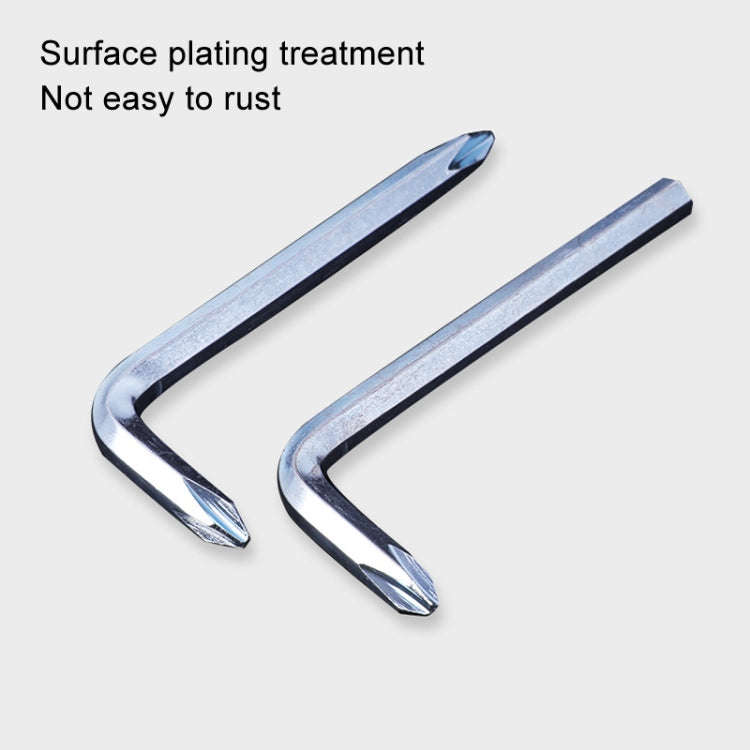 10pcs Screwdriver Hexagonal Wrench Scooter Repair Tools Cross Bit, Specification:6mm, Material:45...