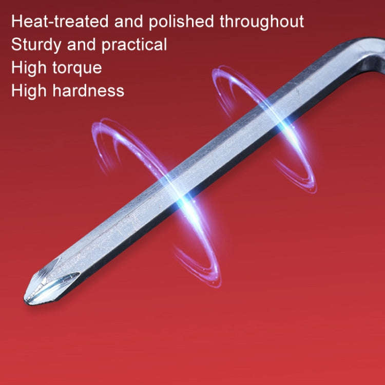 10pcs Screwdriver Hexagonal Wrench Scooter Repair Tools Cross Bit, Specification:6mm, Material:45...