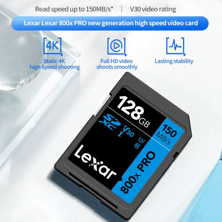 Lexar SD-800X Pro High Speed SD Card SLR Camera Memory Card, Capacity: 32GB