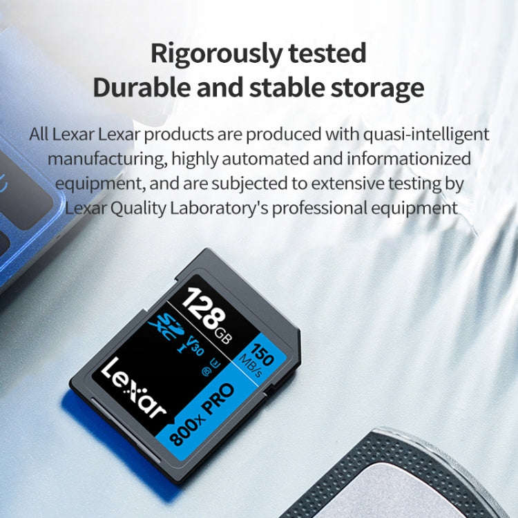 Lexar SD-800X Pro High Speed SD Card SLR Camera Memory Card, Capacity: 32GB