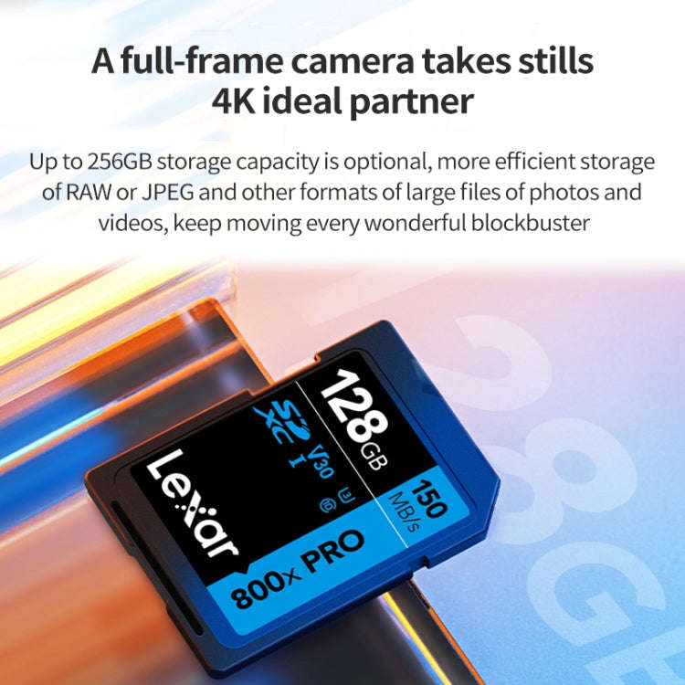 Lexar SD-800X Pro High Speed SD Card SLR Camera Memory Card, Capacity: 32GB