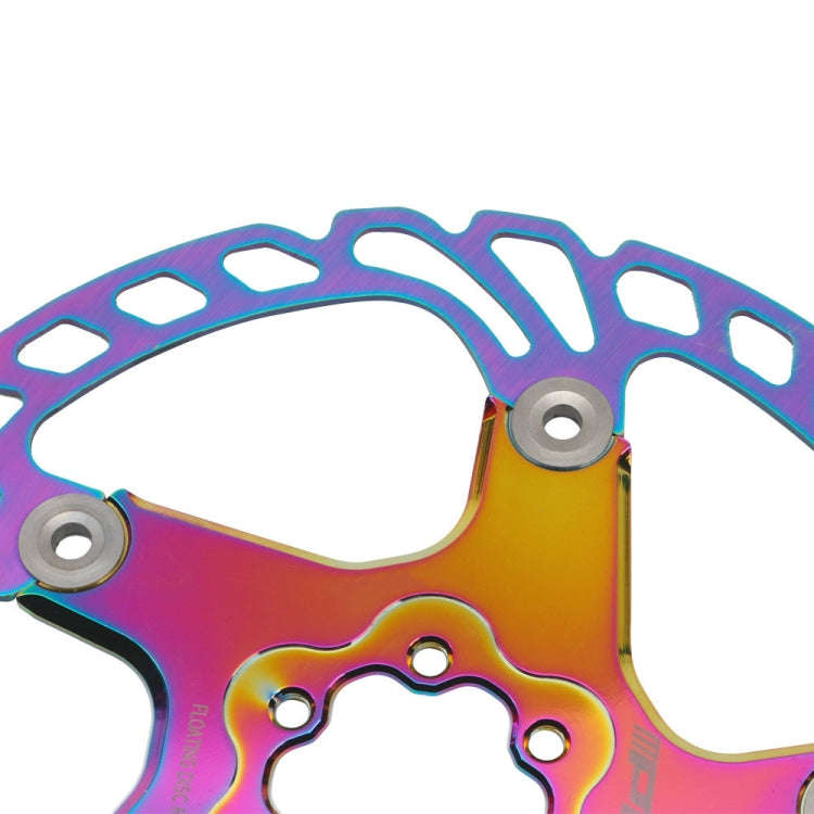 IIIPRO Floating Disc Road Mountain Bike Six Nail Disc Brake Disc, Size:140mm(Colorful)