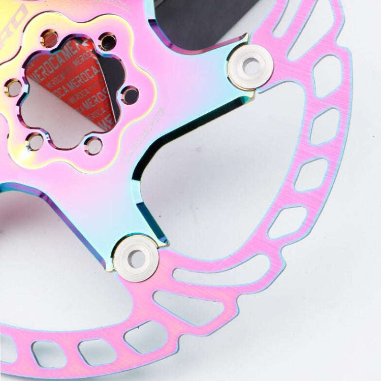 IIIPRO Floating Disc Road Mountain Bike Six Nail Disc Brake Disc, Size:140mm(Colorful)