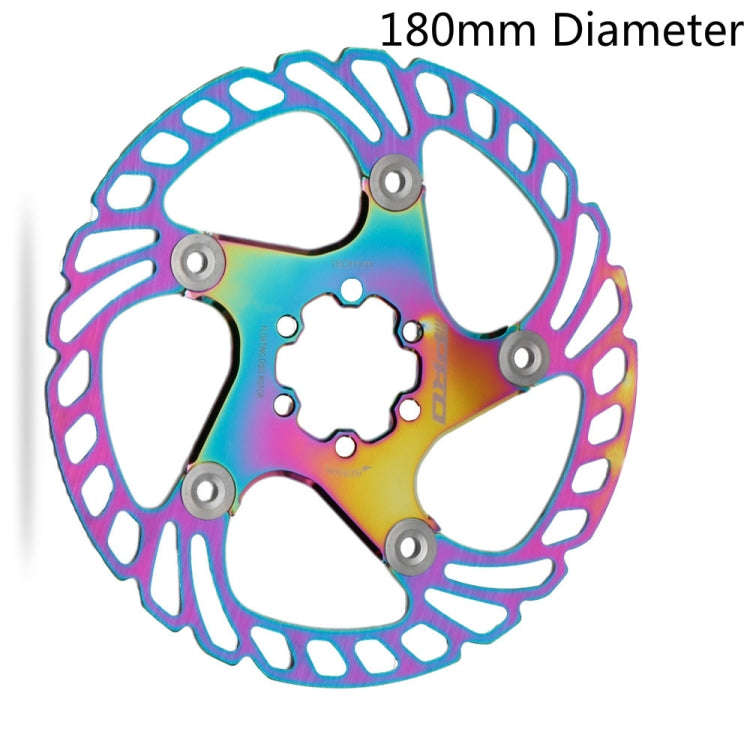 IIIPRO Floating Disc Road Mountain Bike Six Nail Disc Brake Disc, Size:180mm(Colorful)