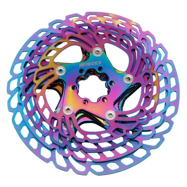IIIPRO Floating Disc Road Mountain Bike Six Nail Disc Brake Disc, Size:203mm(Colorful)