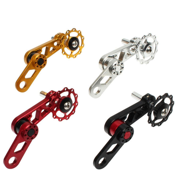 Litepro Folding Bike Guide Wheel LP Oval Chainring Chain Zipper Rear Derailleur Chain(Silver)