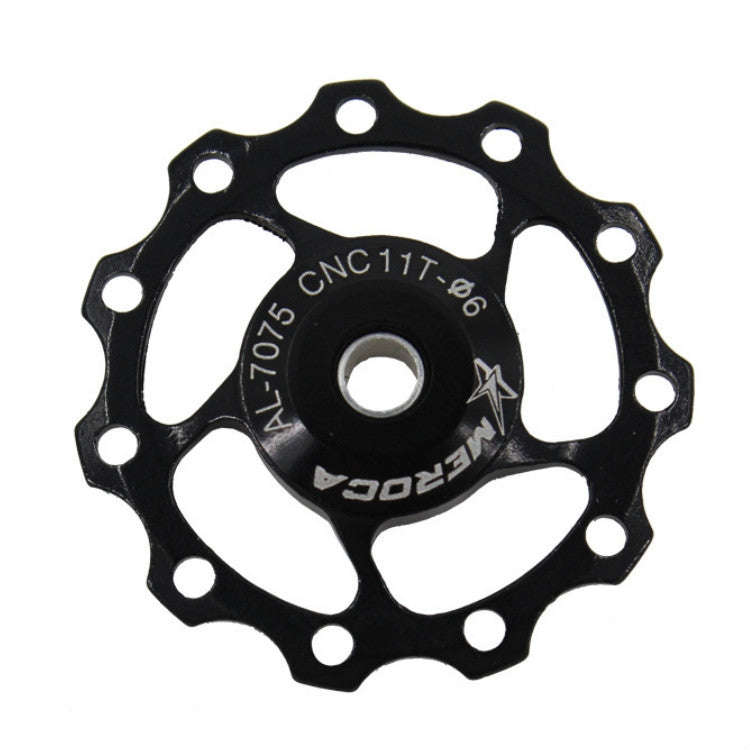 MEROCA Metal Bearings Mountain Bike Road Bike Rear Derailleur Guide Wheel 11T/13T Guide Wheel, Sp...