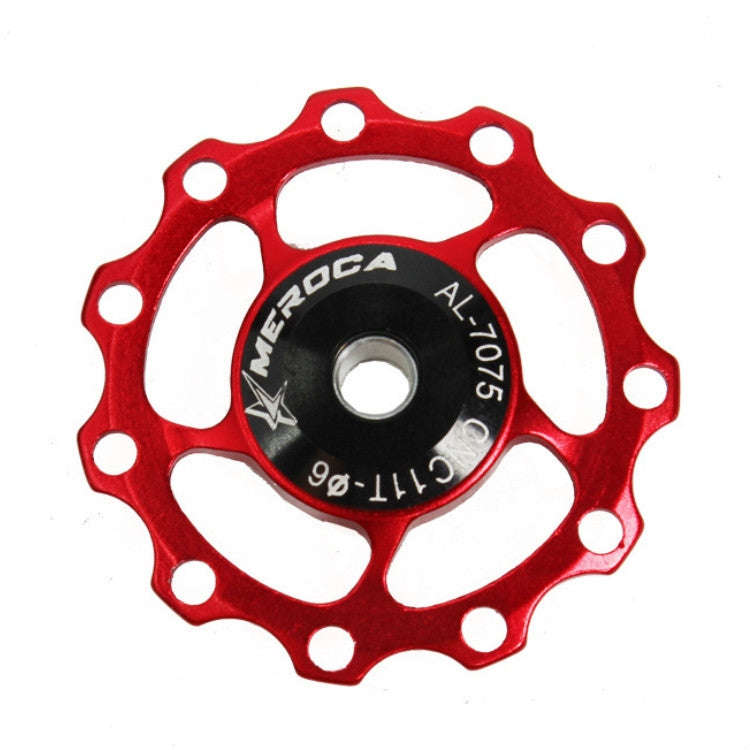 MEROCA Metal Bearings Mountain Bike Road Bike Rear Derailleur Guide Wheel 11T/13T Guide Wheel, Sp...
